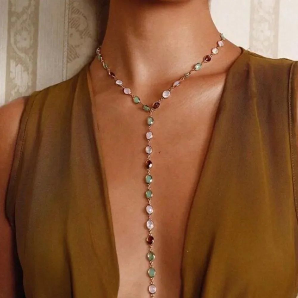 Gemstone Necklace Q207